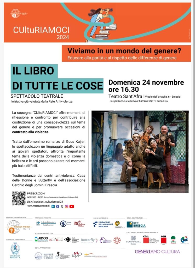 IL LIBRO DI TUTTE LE COSE - spettacolo teatrale